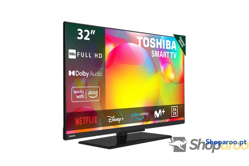 TOSHIBA 50UV2363DG Smart TV 4K UHD de 50’’ sem moldura com HDR10 Dolby Audio compatível Alexa e Google Assistant