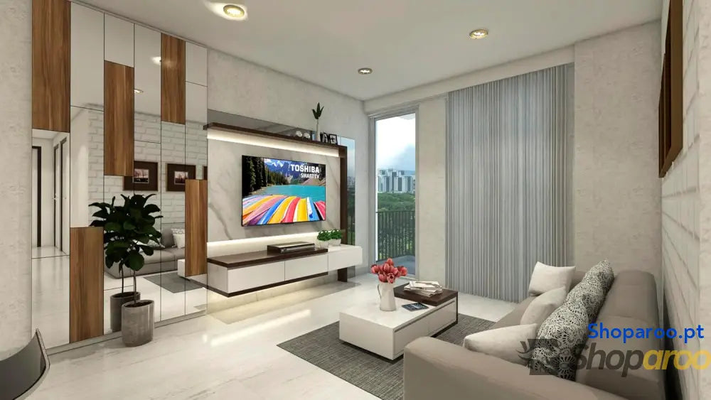 TOSHIBA 50UV2363DG Smart TV 4K UHD de 50’’ sem moldura com HDR10 Dolby Audio compatível Alexa e Google Assistant