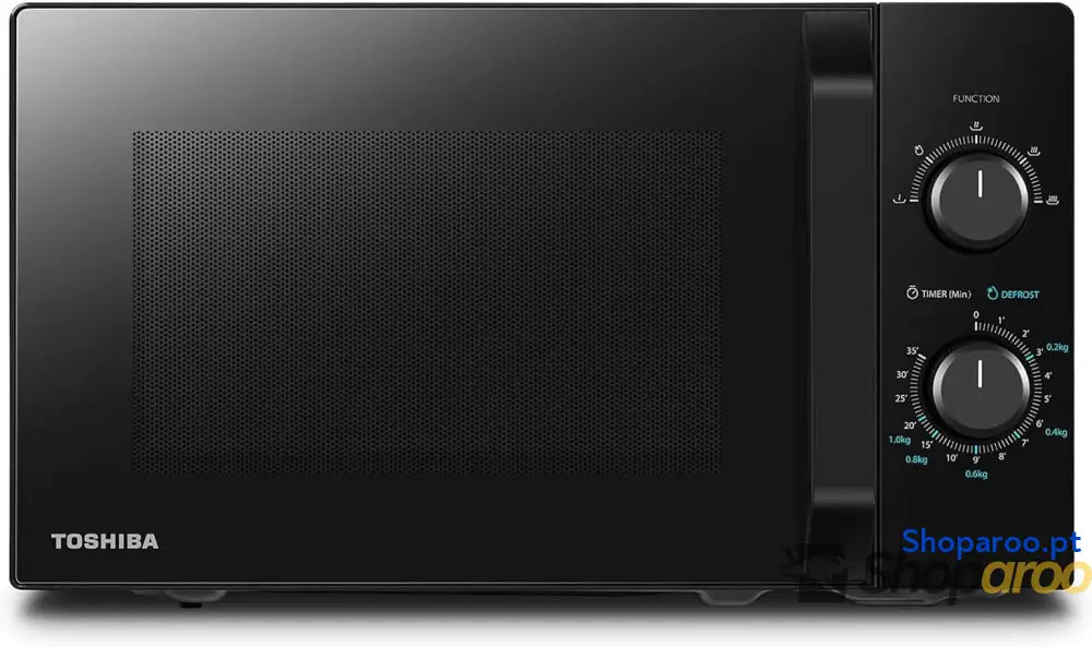 Microondas 20L Independiente 800W 5 Niveles de Potencia con Fácil Descongelación Iluminación LED Interior Negro