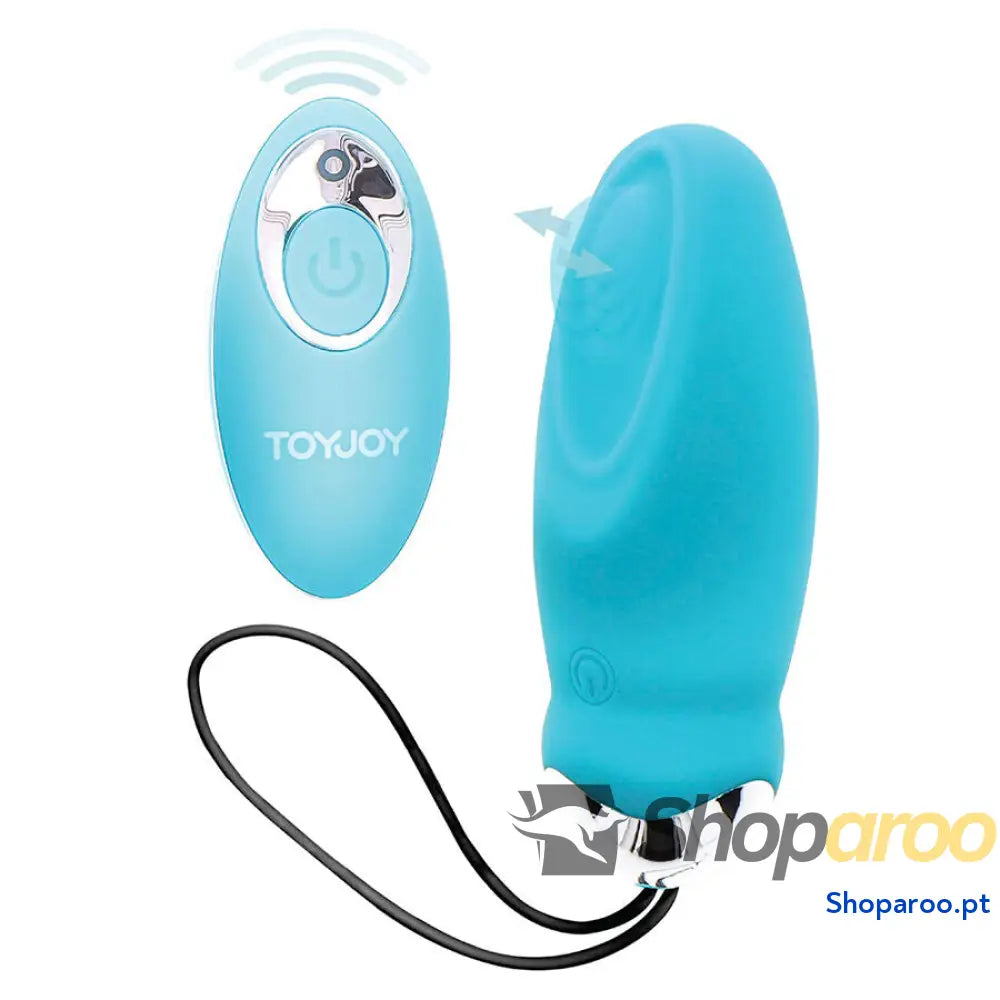 TOYJOY FELICIDADE EU ESTOU TÃO EXCITADO VIBRADOR COM CONTROLE REMOTO AZUL