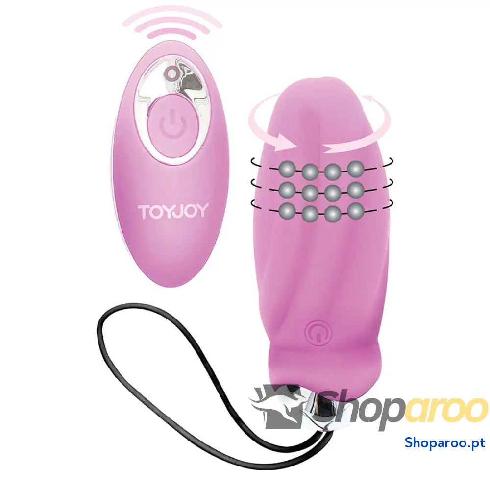 TOYJOY - FELICIDADE VOCÊ ME RACHA ROSA VIBRADOR CONTROLE REMOTO