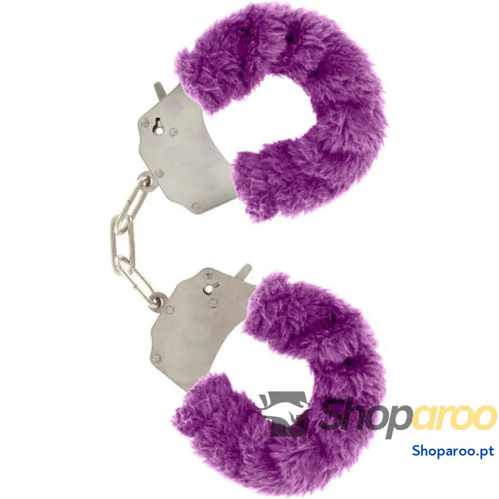 TOYJOY - FURRY FUN CUFFS BONDAGE ROXO