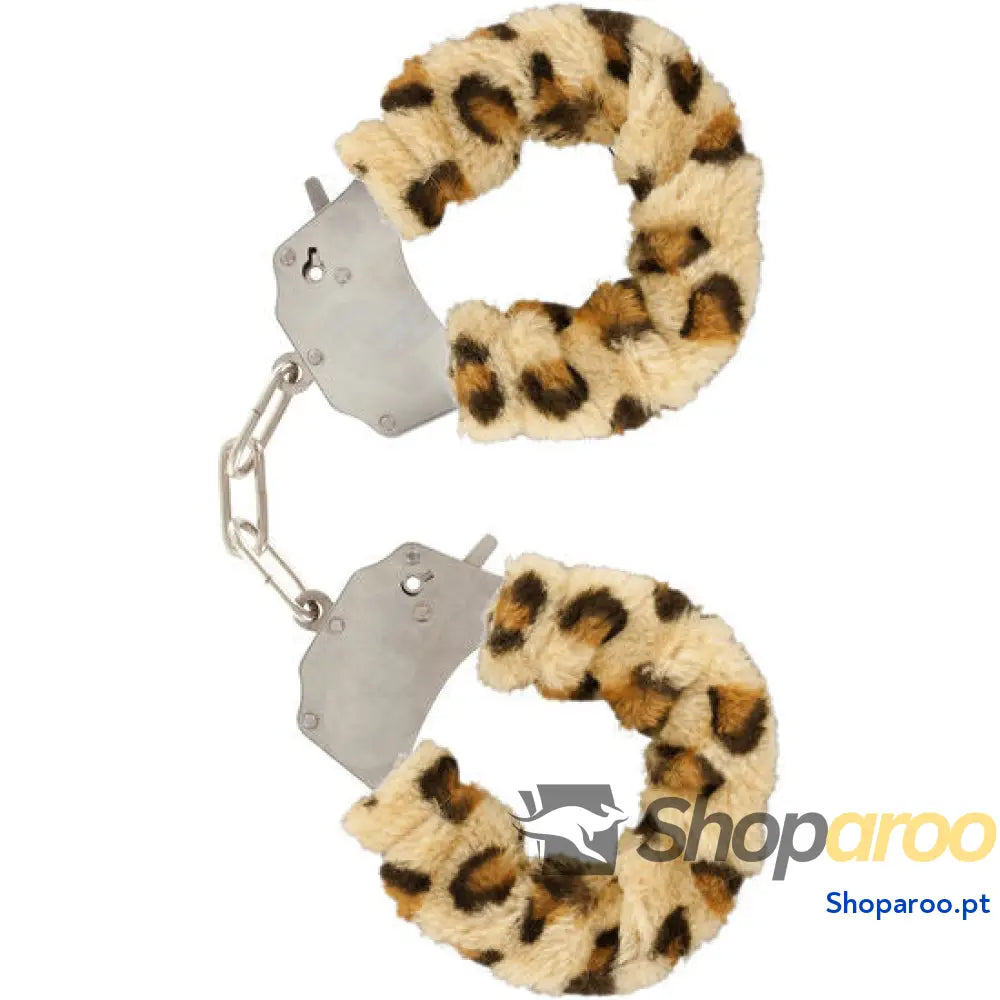 TOYJOY - PUNHOS FURRY FUN BONDAGE LEOPARDO