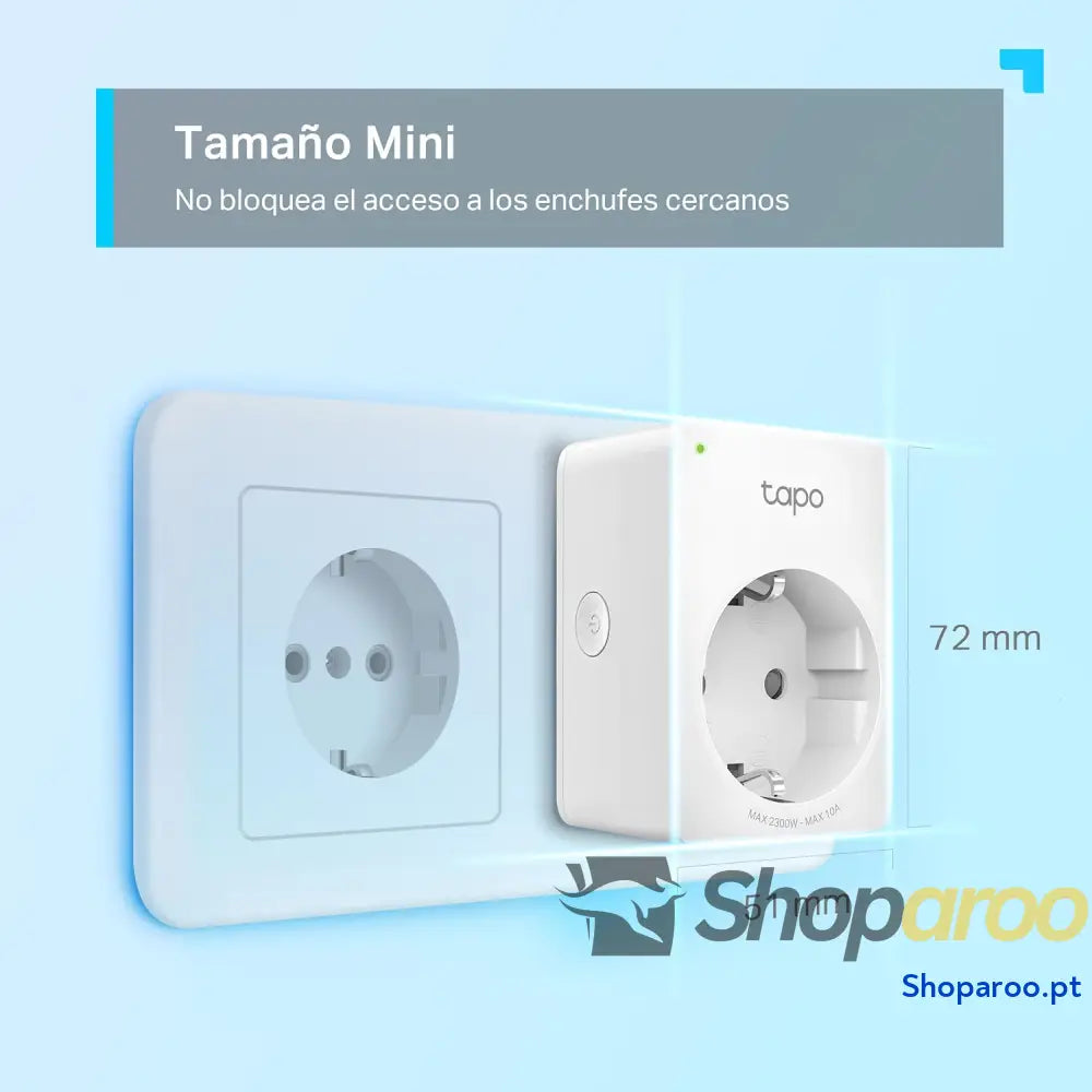 TP Link Tapo P100 Mini tomada inteligente Wi Fi perfeita para ligar e desligar de forma programada poupar energia è