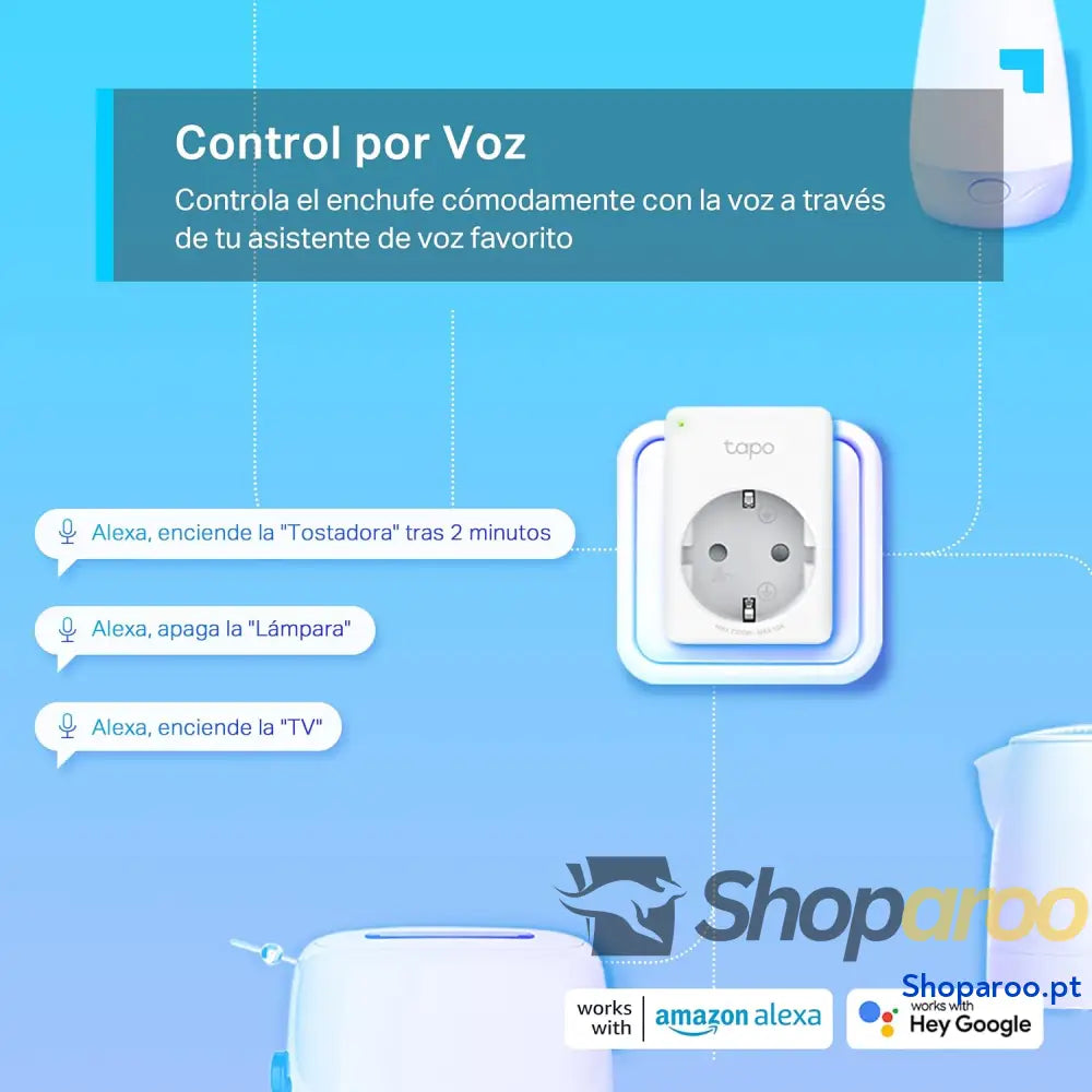 TP Link Tapo P100 Mini tomada inteligente Wi Fi perfeita para ligar e desligar de forma programada poupar energia è