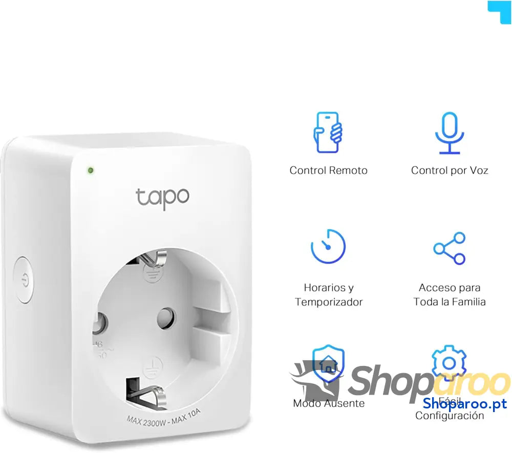 TP Link Tapo P100 Mini tomada inteligente Wi Fi perfeita para ligar e desligar de forma programada poupar energia è
