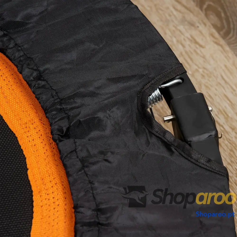 Trampolim Fitness Dobrável com Pega Ajustável em 4 Níveis
