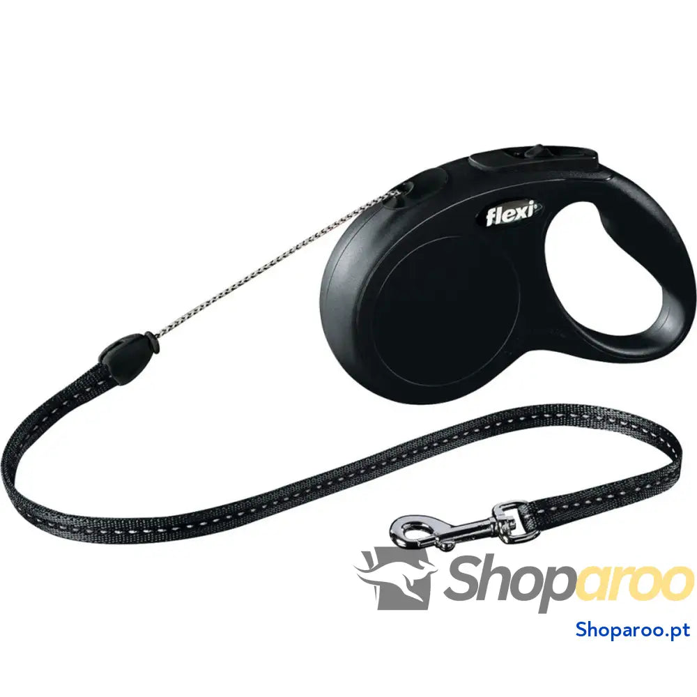 Trela para Cães Flexi Flexi 5 m Preto S