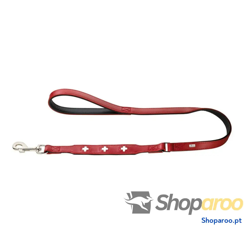 Trela para Cães Hunter Swiss Vermelho/Preto (100 cm)
