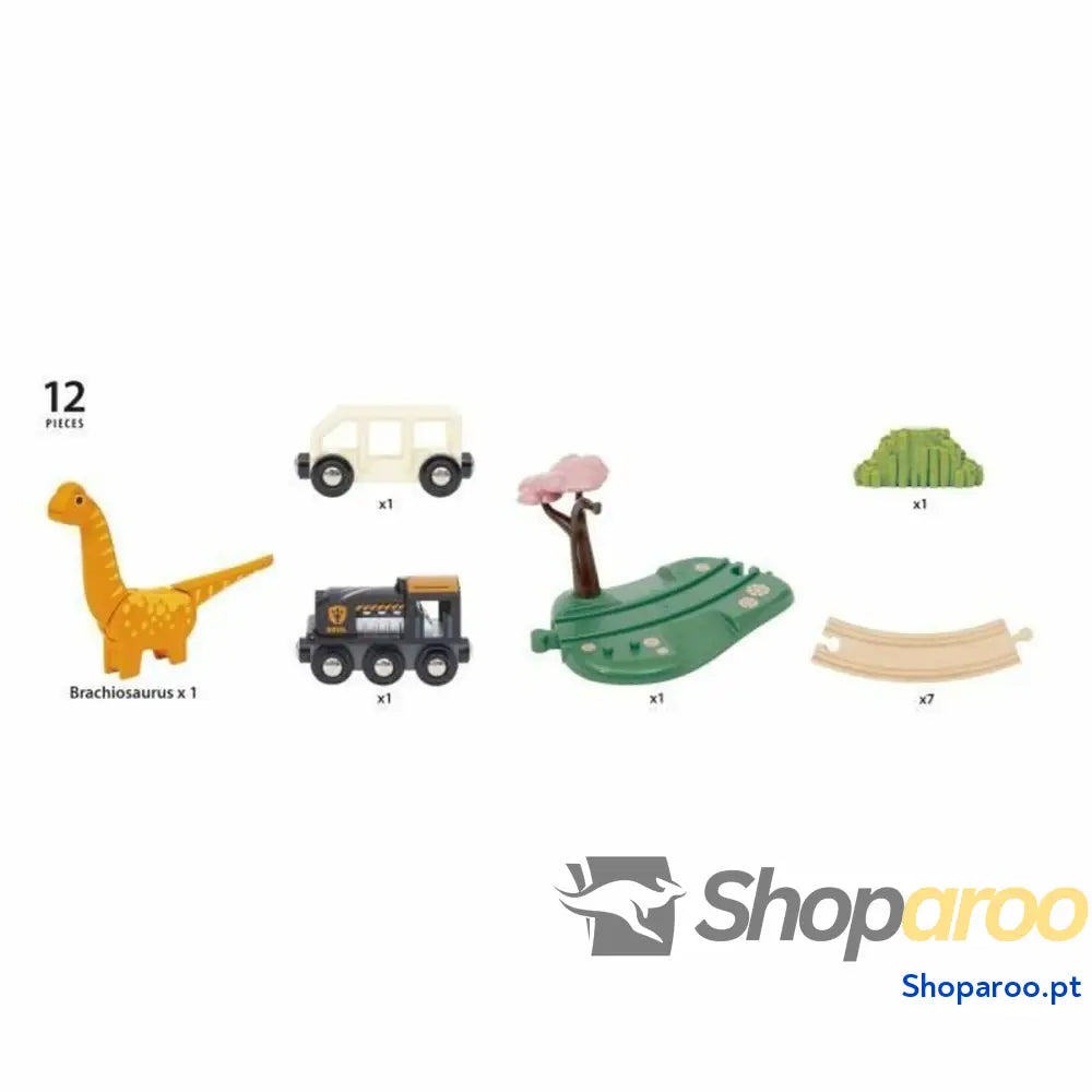 Tren com Circuito Brio Dinosaur circle set