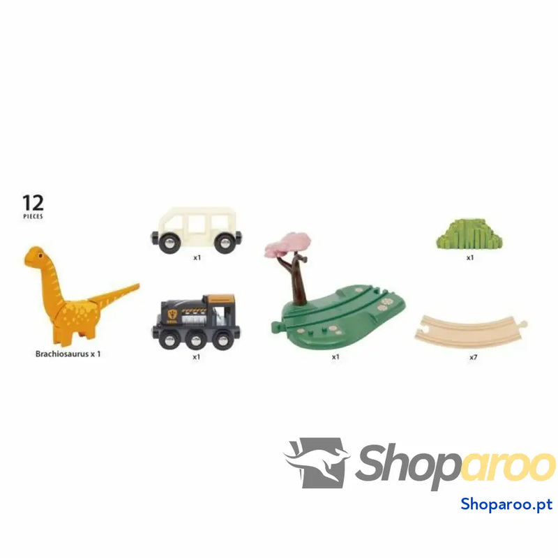 Tren com Circuito Brio Dinosaur circle set