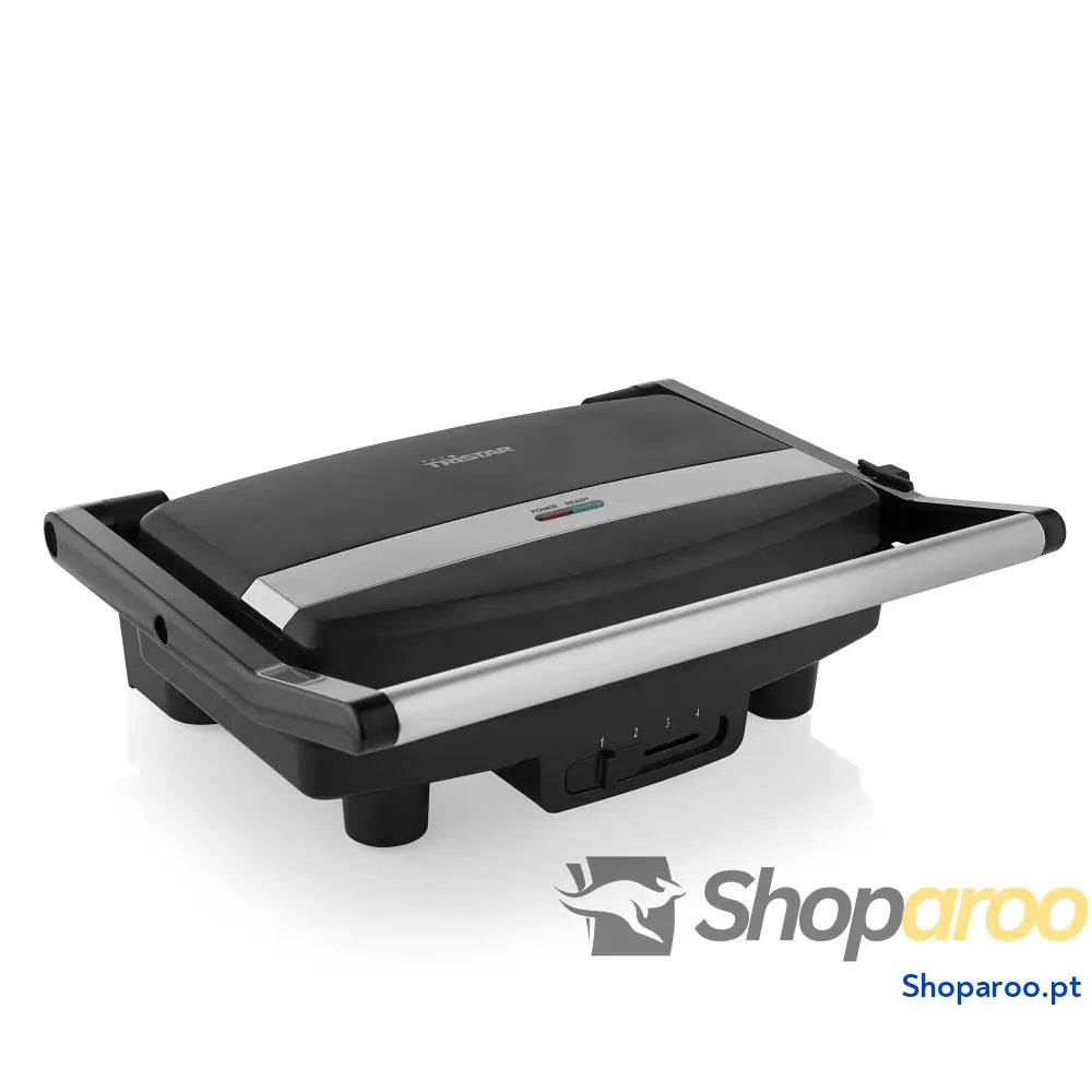 Grelha elétrica com superfície de cozinha 22,5 x 14 cm revestimento antiaderente tampa flutuante livre BPA e PFOA