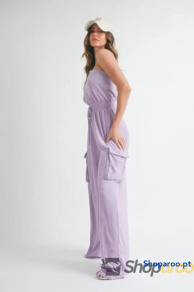 Tube Top Jumpsuit Romper