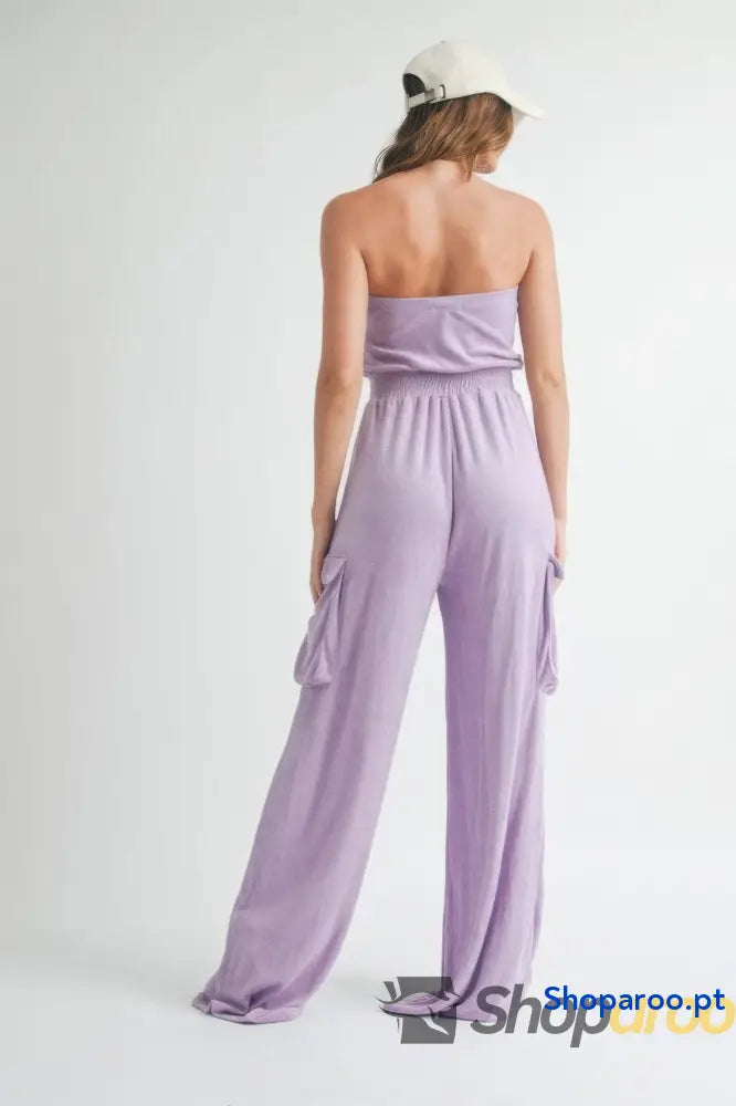 Tube Top Jumpsuit Romper