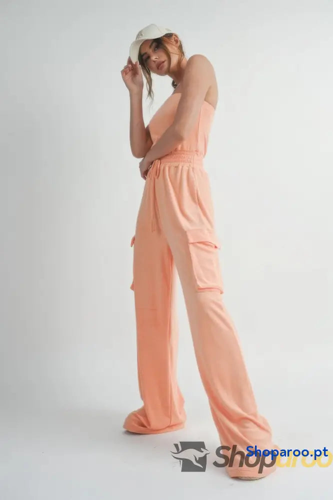 Tube Top Jumpsuit Romper