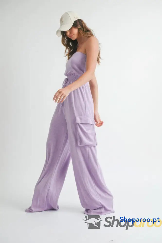 Tube Top Jumpsuit Romper