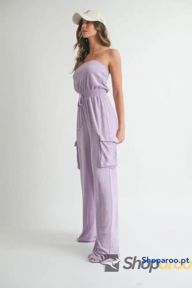 Tube Top Jumpsuit Romper