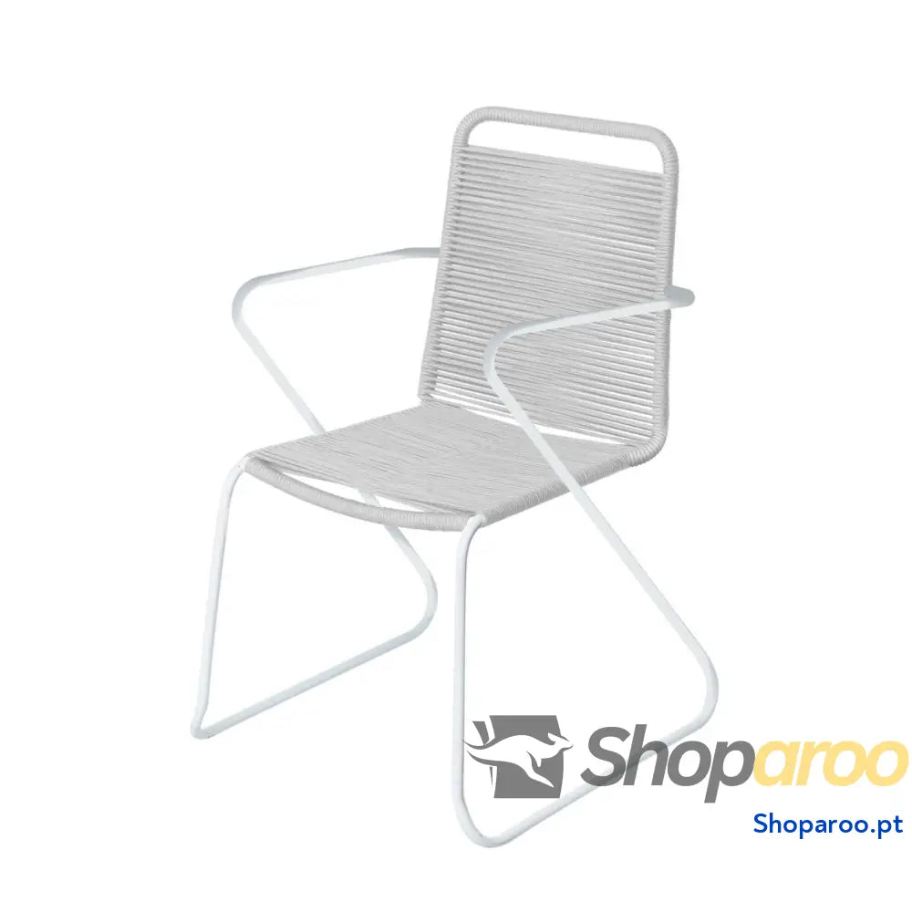 Tuinstoel Antea 57 x 65,5 x 90 cm Corda Cinzento claro