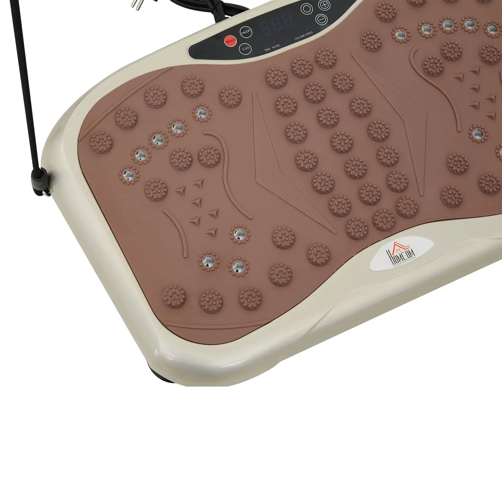 Plataforma de Vibração com Bandas Elásticas para Fitness 200W 120kg