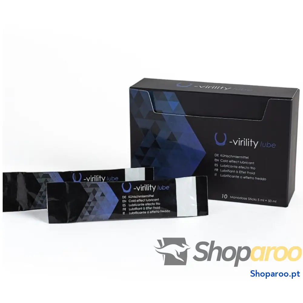 500 COSMETICS - U-VIRILITY LUBE LUBRIFICANTE EFEITO FRIO 10 X 5 ML
