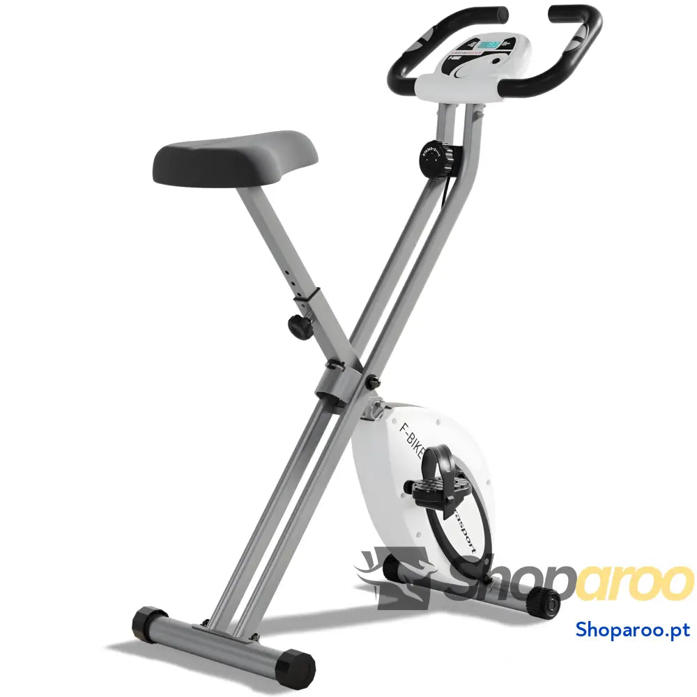 Ultrasport F Bike bicicleta ergométrica treino em casa dobrável computador de integrado sensores pulsação nas mãos 8