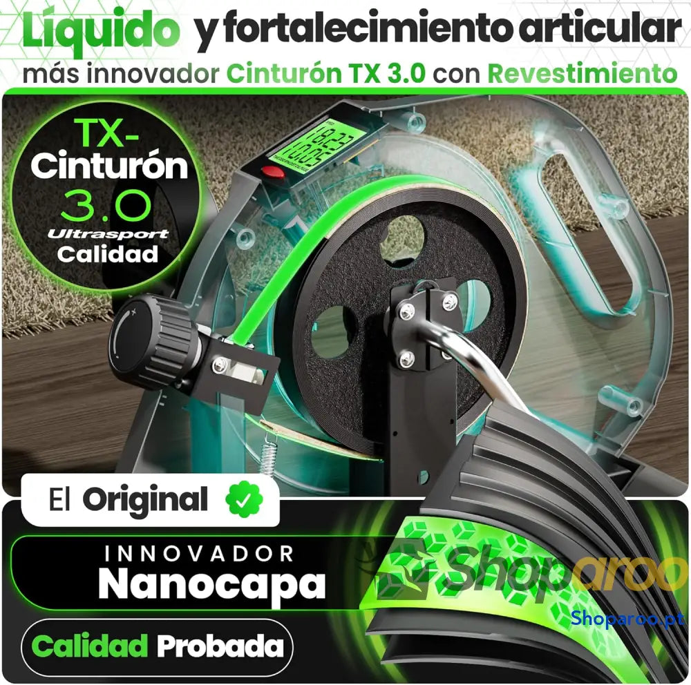 Ultrasport Mini bicicleta estática compacta exercitador de braços e pernas pedais ideal para idosos