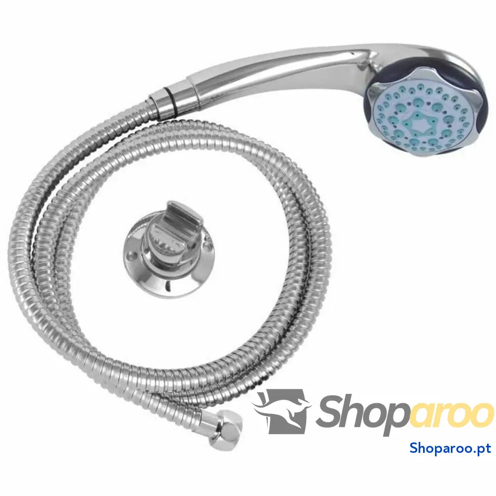 Um chuveiro com torneira para direcionar o jato de água Rousseau Heko Stop'O Cinzento Aço inoxidável 150 cm 5 Posições