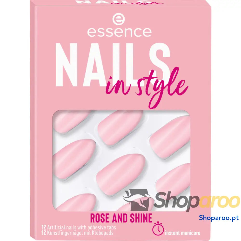Unhas postiças Essence Nails In Style 12 Peças Nº 14-rose and shine