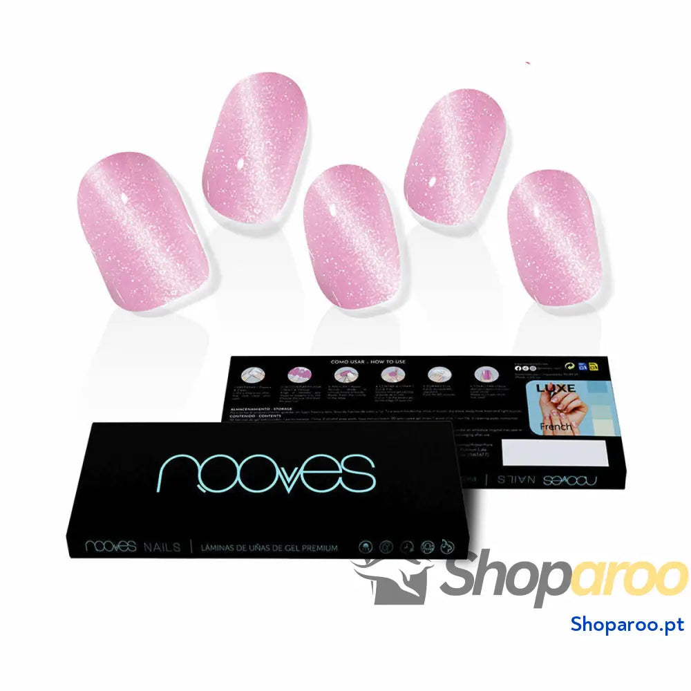 Unhas postiças Nooves Afrodita Gel Autoadesivas Cat Eye