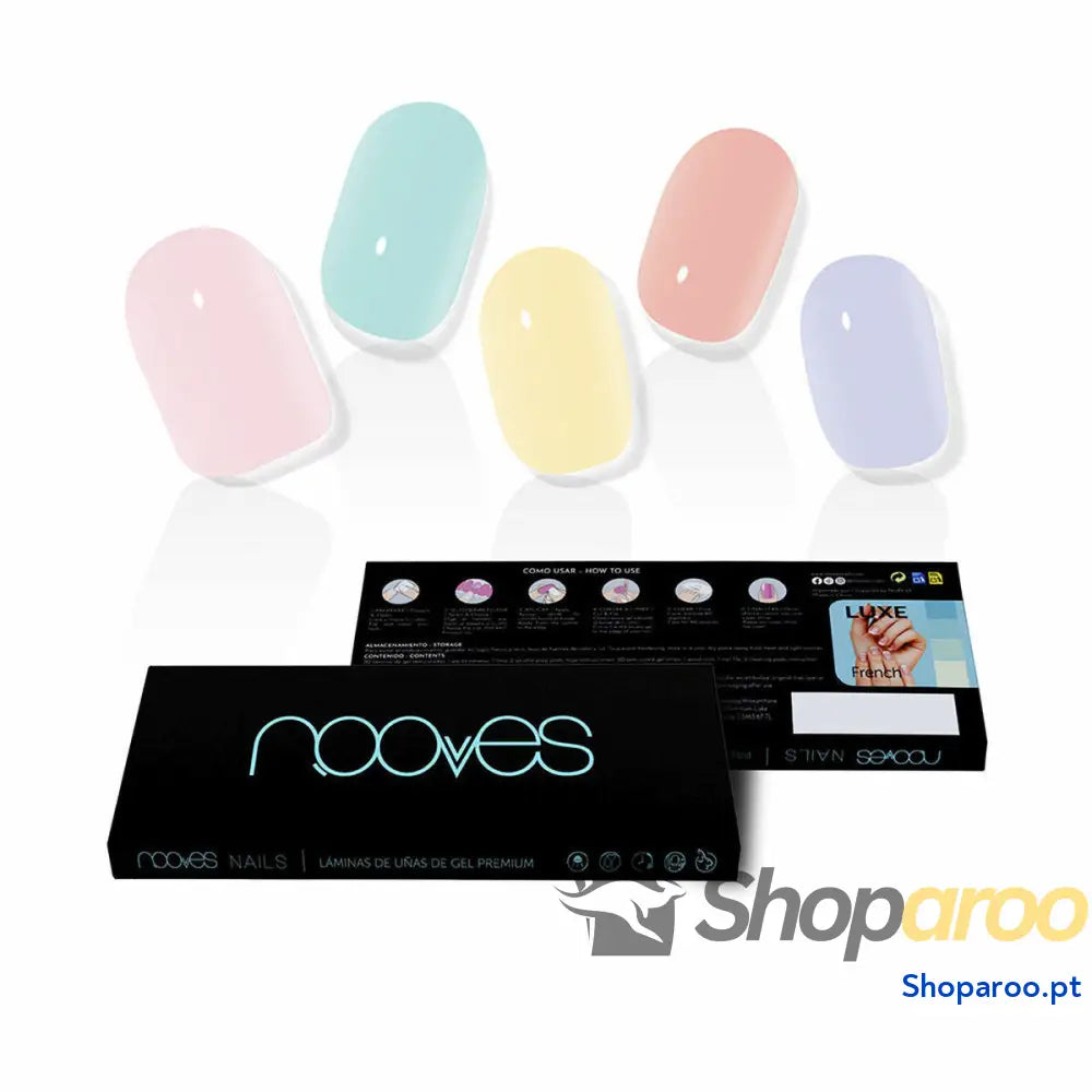 Unhas postiças Nooves Bridge Gel Autoadesivas