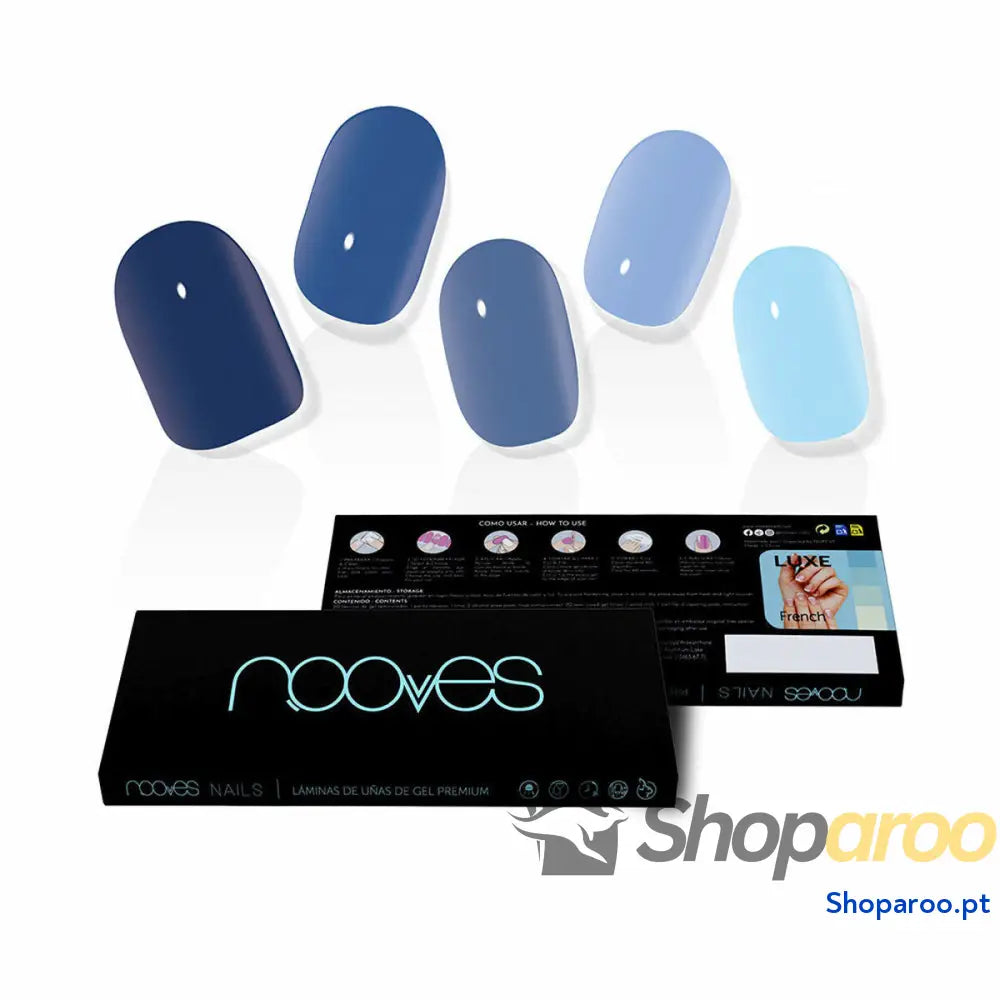 Unhas postiças Nooves Melancholic heart Gel Autoadesivas