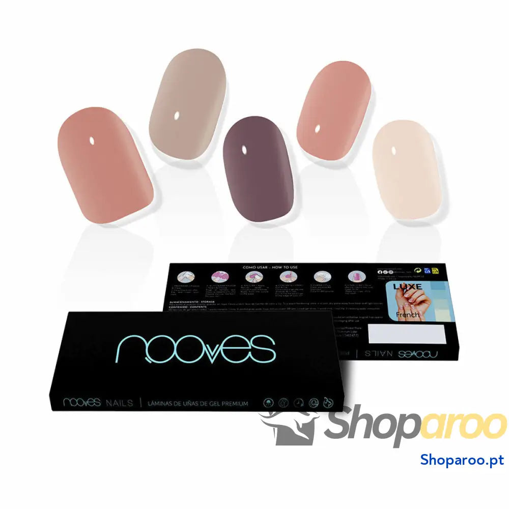 Unhas postiças Nooves Secret Earth Gel Autoadesivas