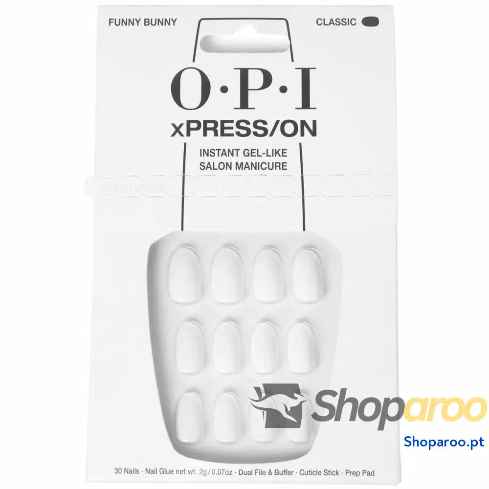 Unhas postiças Opi  #Funny Bunny Funny bunny 30 Peças