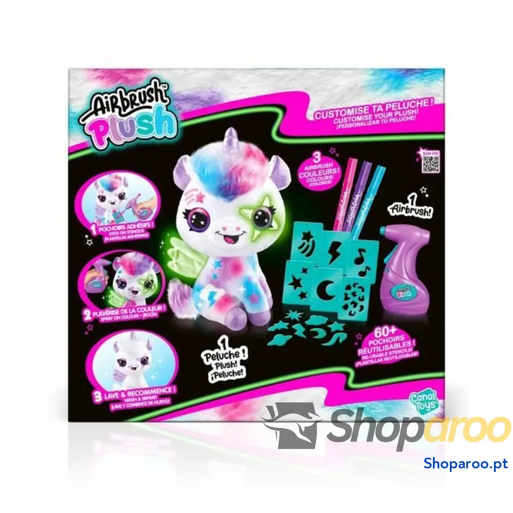 Unicórnio Luminoso Canal Toys Branco Multicolor