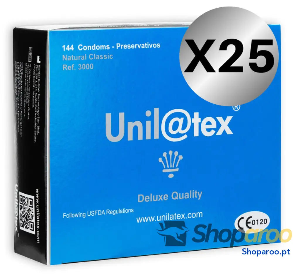 UNILATEX - CONSERVANTES NATURAIS PACK 25 X 144 UNIDADES
