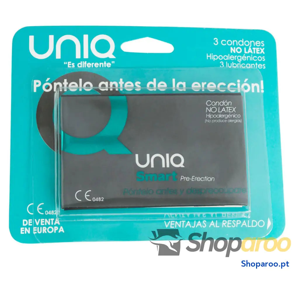 UNIQ SMART LATEX FREE PRE ERECTION CONDOMS 3 UNITS