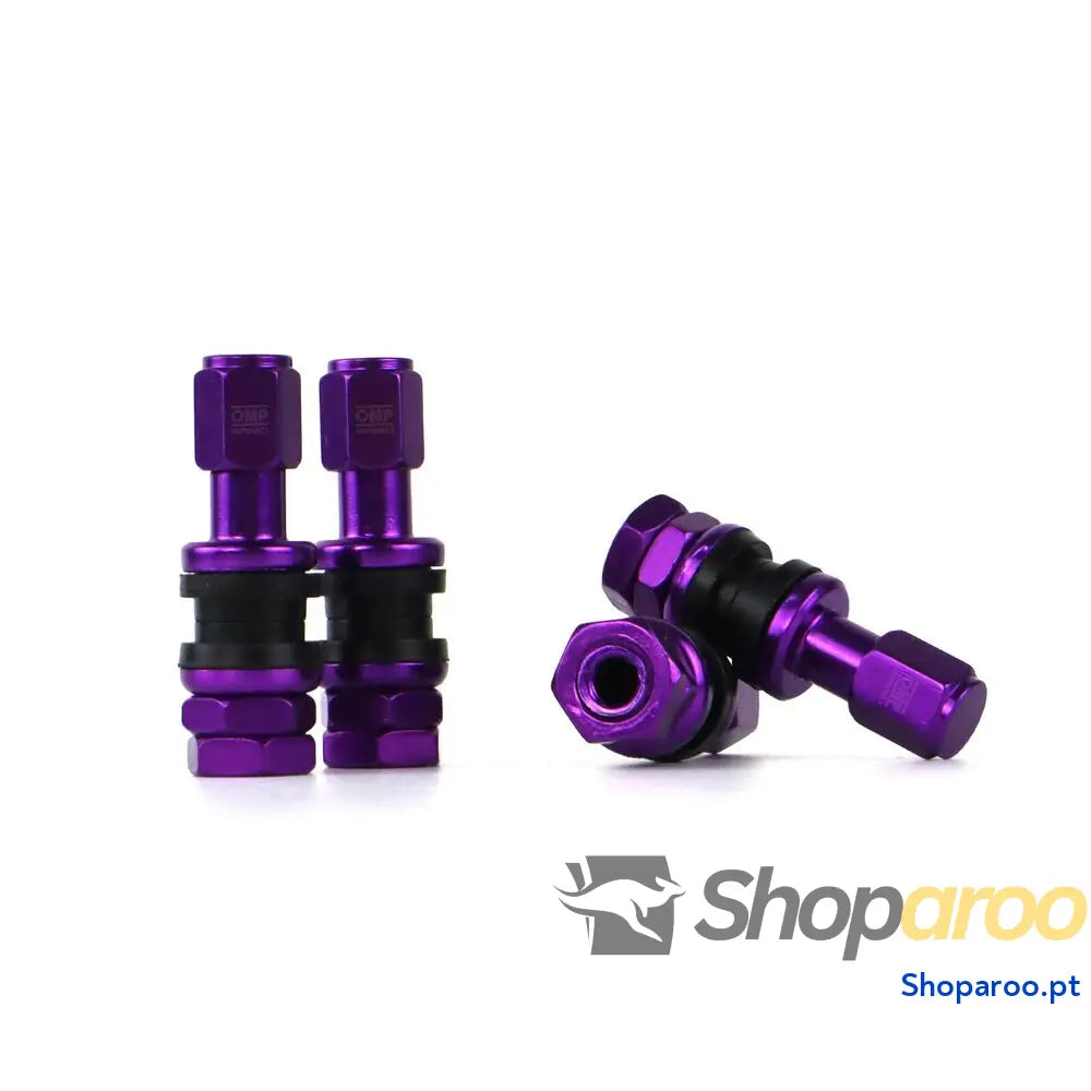 Válvula OMP Alumínio Violeta 4 uds