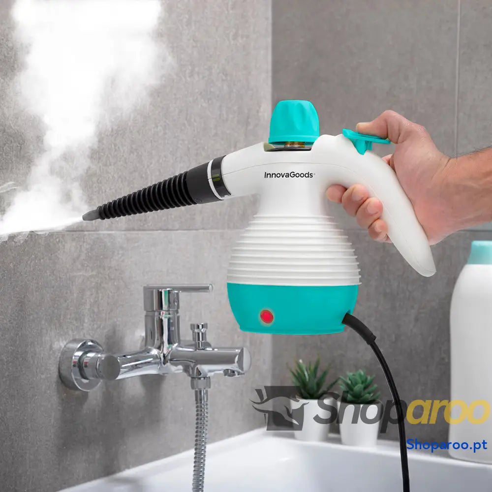 Vaporizador Manual Multiúsos com Acessórios 9 em 1 Steany InnovaGoods 0,35 L 3 Bar 1000W