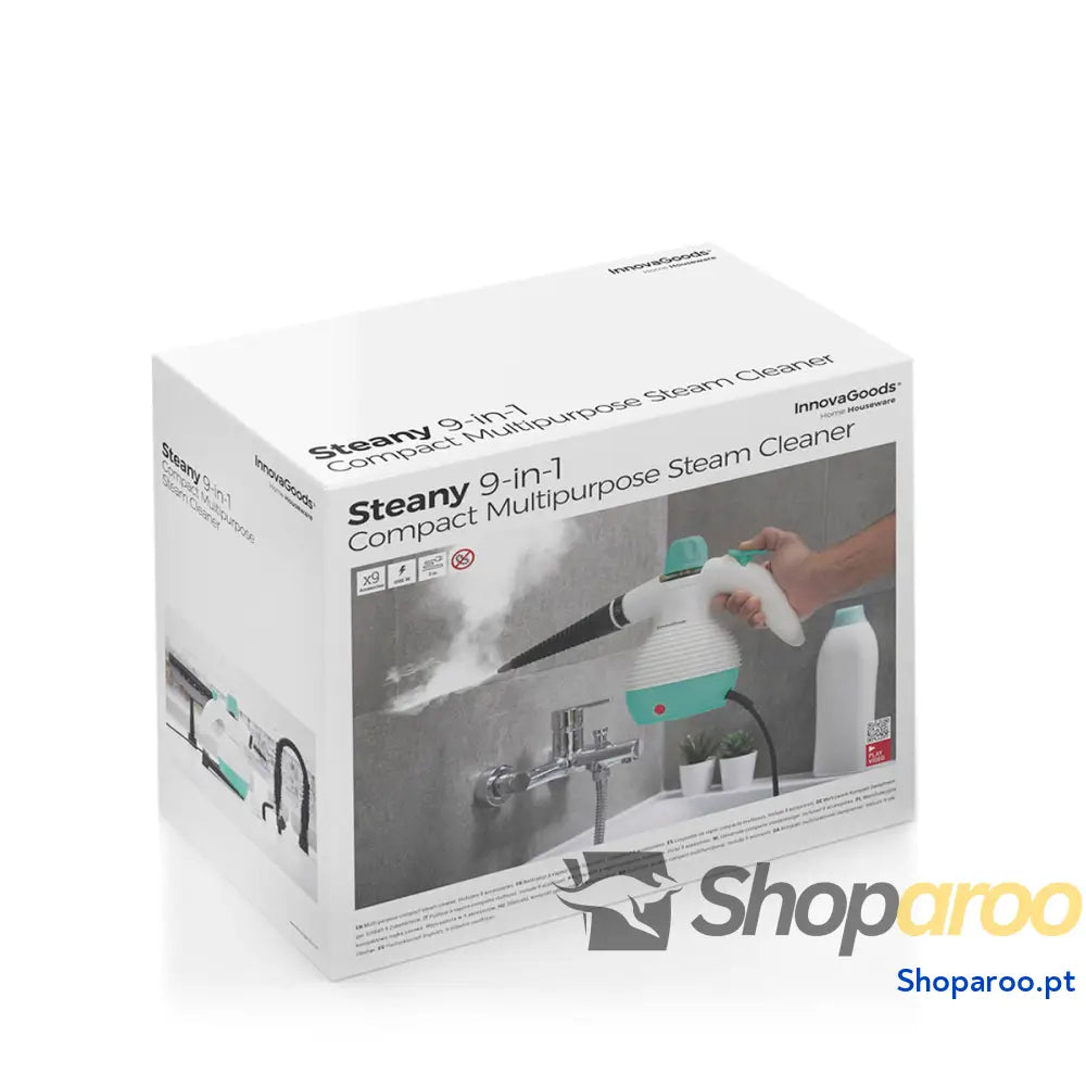 Vaporizador Manual Multiúsos Steany InnovaGoods 9 em 1 com Acessórios