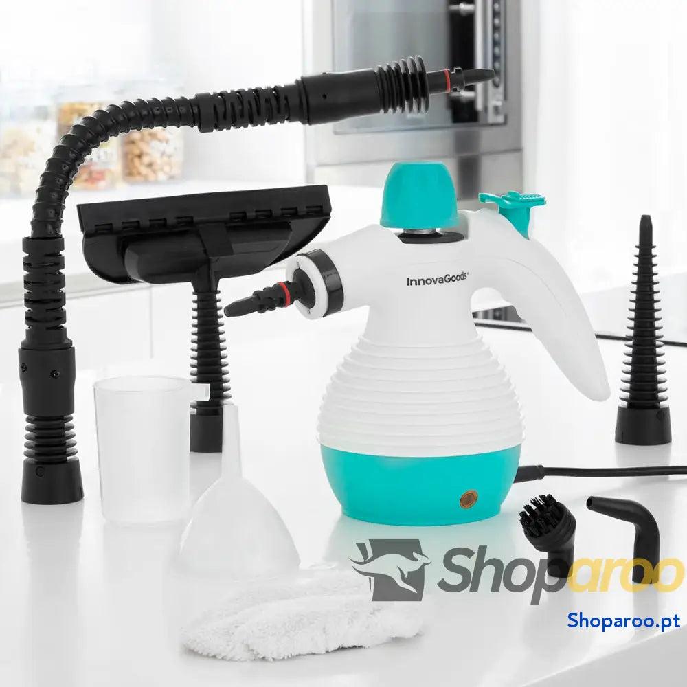 Vaporizador Manual Multiúsos Steany InnovaGoods 9 em 1 com Acessórios