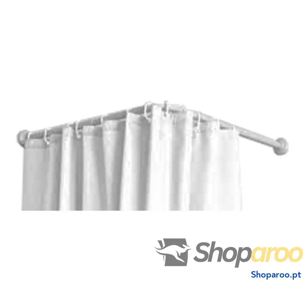 Varão para Cortinas Mirtak Branco Polipropileno (80 x 80 cm)