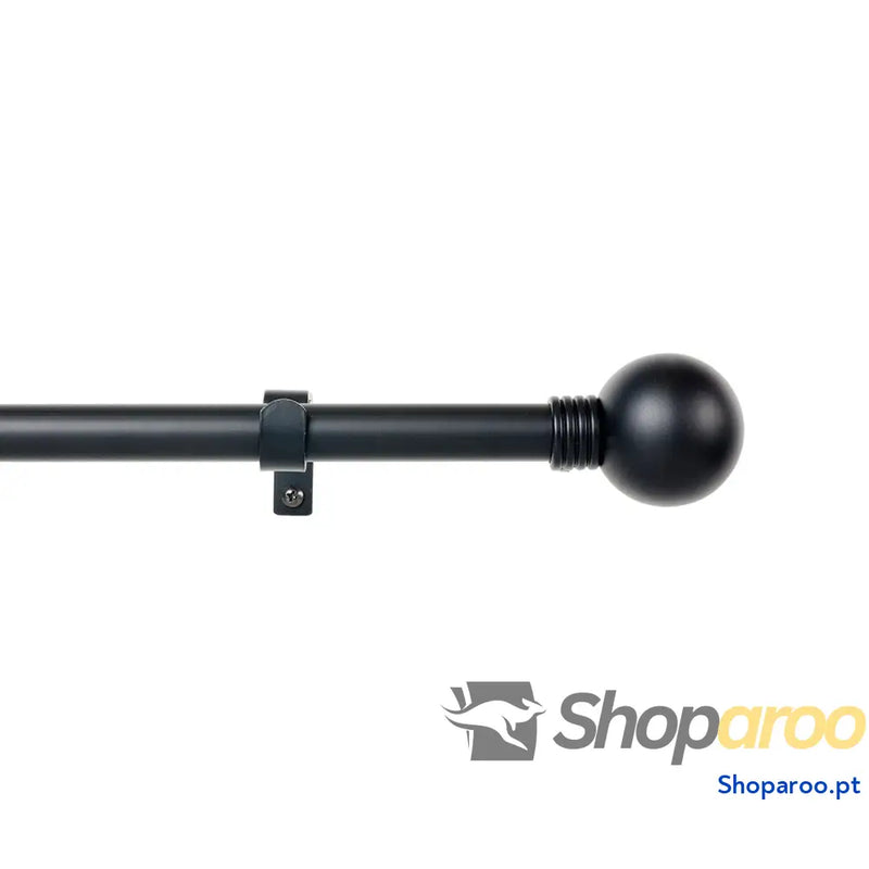 Varão para Cortinas Stor Planet Cintacor Esfera 160-300 cm Preto Metal