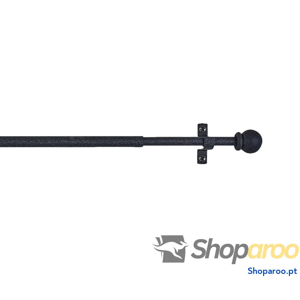 Varão Stor Planet Cintacor Esfera 120-215 cm Preto Metal