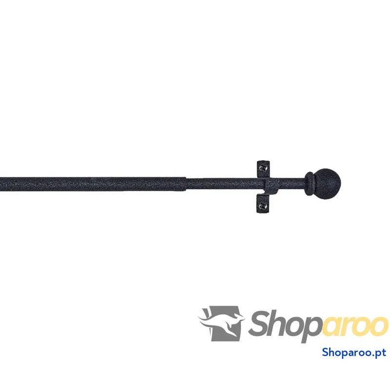 Varão Stor Planet Cintacor Esfera 120-215 cm Preto Metal