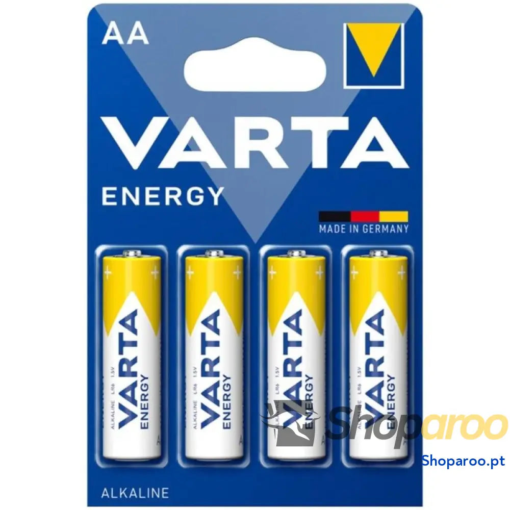 VARTA PILHA ALCALINA ENERGÉTICA AA LR6 BLISTER*4