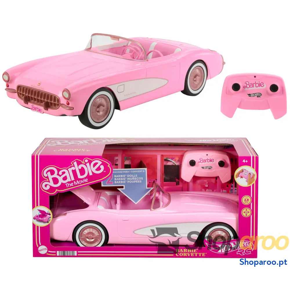 Veículo Barbie The Movie Hot Wheels RC Corvette