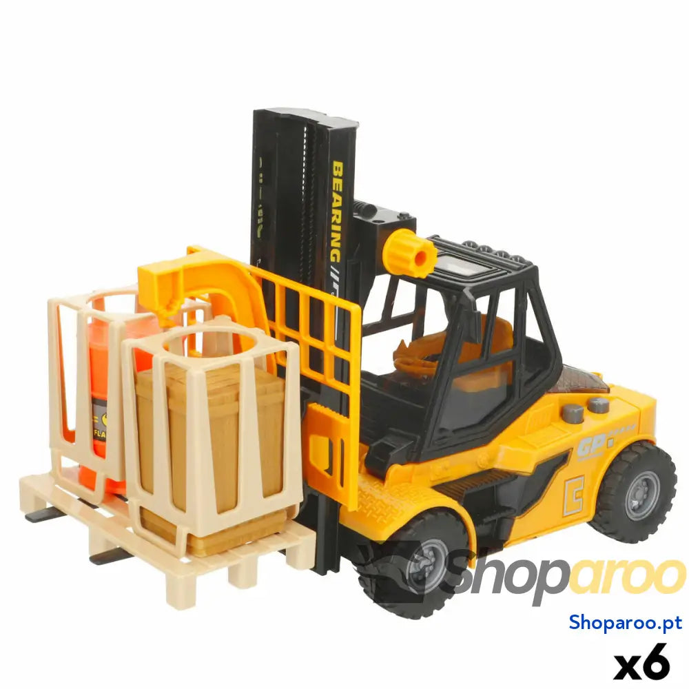 Veículos de Construção Colorbaby Leve Som 26 x 14 10 cm (6 Unidades)