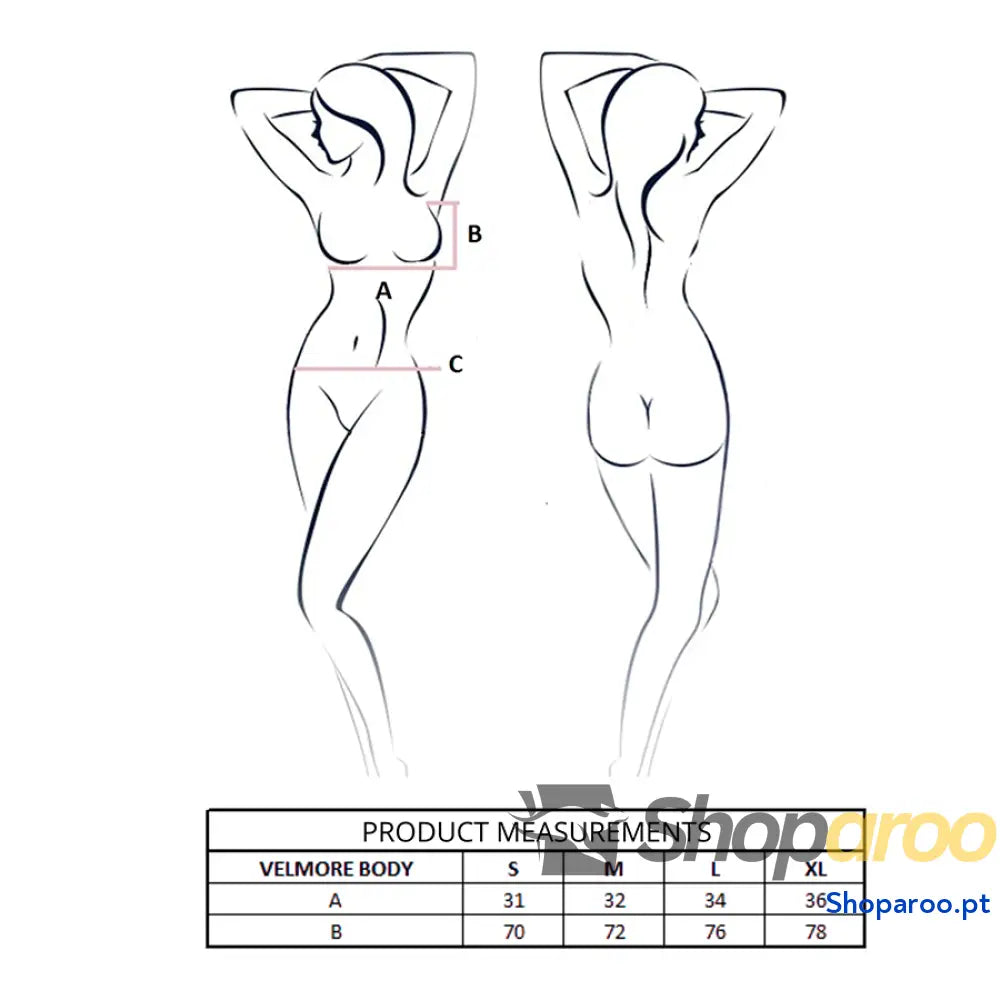 VELMORE BODY - PASSION AZUL S/M - L/XL
