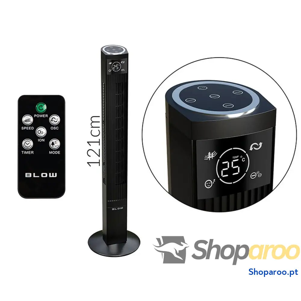 Ventilador de Mesa Blow 44 654# Preto 90 W