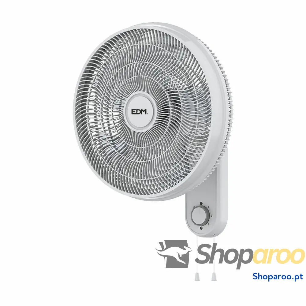 Ventilador de Parede EDM 33526 Branco 50 W 55 Ø 45 cm